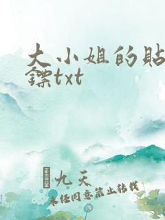 大小姐的贴身保镖txt