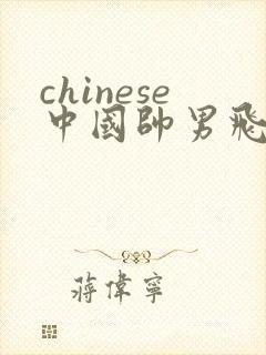 chinese中国帅男飞机