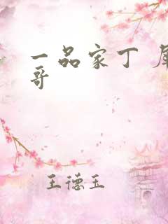 一品家丁 犀利哥