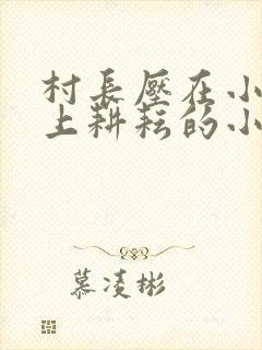 村长压在小娥身上耕耘的小说