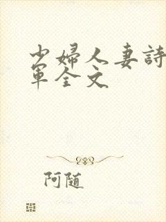 少妇人妻诗雨小军全文