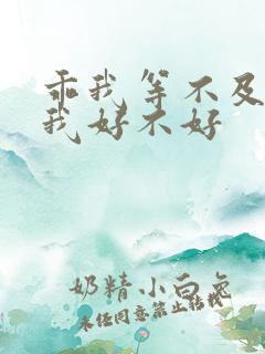 乖我等不及了给我好不好