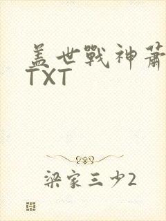 盖世战神萧破天TXT