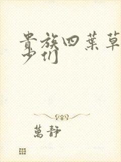 贵族四叶草的恶少们