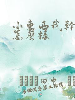 小东西我干的你怎么样