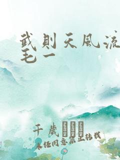 武则天风流艳情毛一