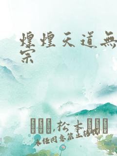 煌煌天道无上剑宗