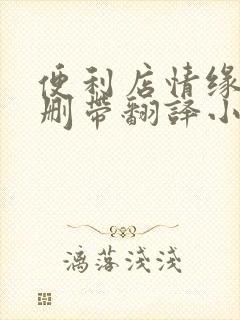 便利店情缘未增删带翻译小说