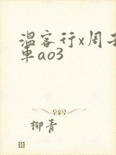温客行x周子舒车ao3