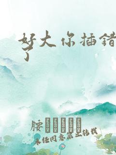 好大你插错地方了