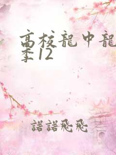 高校龙中龙第二季12