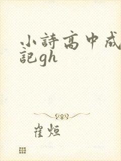 小诗高中成长日记gh