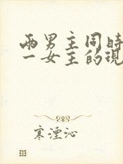 两男主同时拥有一女主的现言