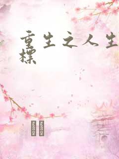 重生之人生新目标