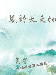 凤于九天txt