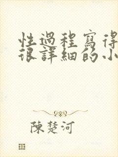 性过程写得很黄很详细的小说