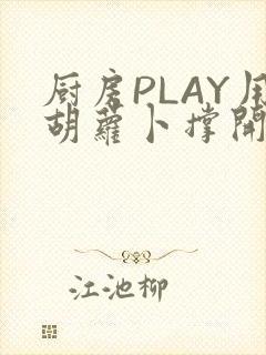 厨房PLAY用胡萝卜撑开男男