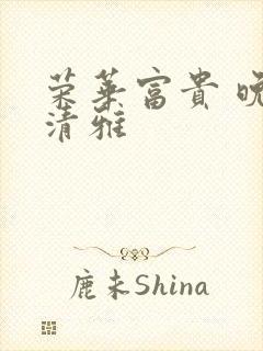 荣华富贵 晚歌清雅