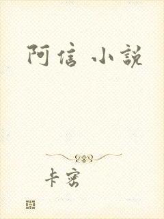 阿信 小说