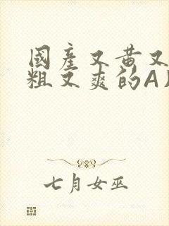 国产又黄又猛又粗又爽的A片小说