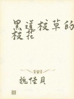 黑道校草的黑道校花