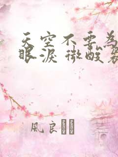 天空不要为我掉眼泪 微酸袅袅