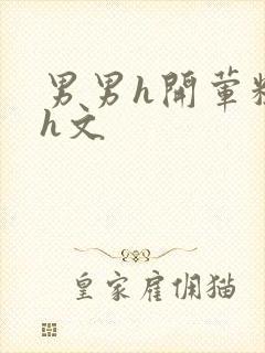 男男h开荤粗肉h文