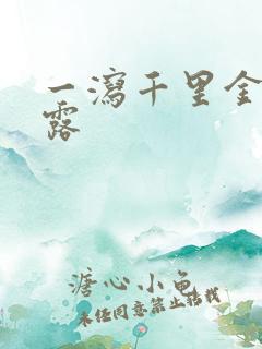 一泻千里金银花露