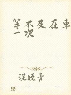 等不及在车里做一次