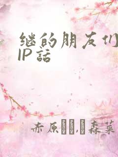 继的朋友们SVIP话