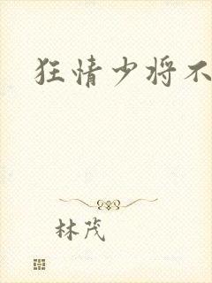 狂情少将不良妻