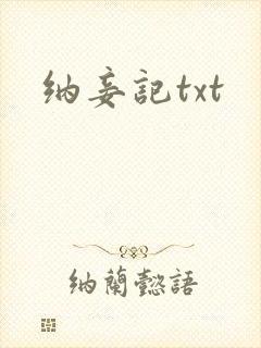 纳妾记txt