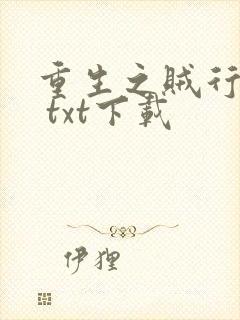 重生之贼行天下 txt下载
