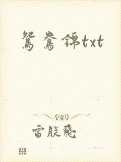 鸳鸯锦txt