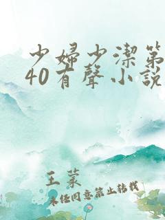 少妇少洁第1一40有声小说