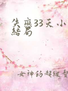 失恋33天小说结局