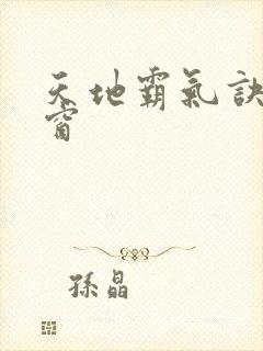 天地霸气诀无弹窗