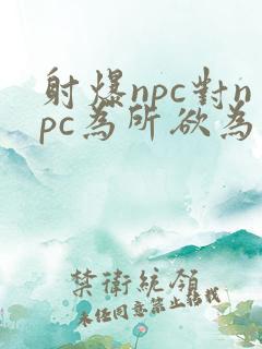 射爆npc对npc为所欲为的世界