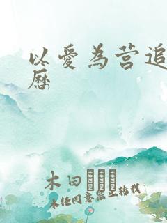 以爱为营追剧日历