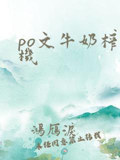 po文牛奶榨汁机