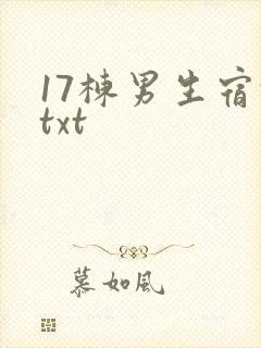 17栋男生宿舍txt