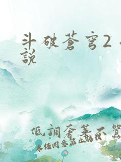 斗破苍穹2 小说