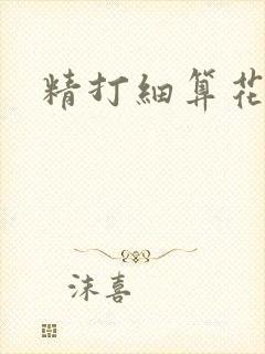 精打细算花满筛