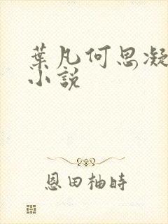 叶凡何思凝七月小说