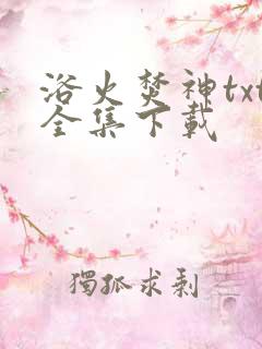 浴火焚神txt全集下载
