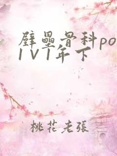 壁垒骨科pop1∨1年下