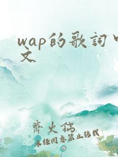 wap的歌词中文