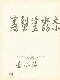 穿到清水文里造福男主的小说