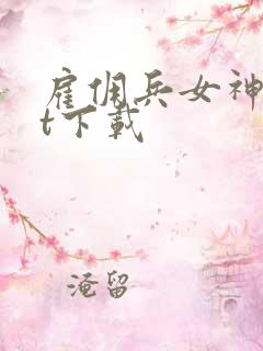 雇佣兵女神txt下载