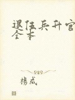 退伍兵升官记 全本